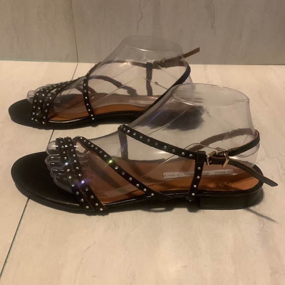 & Other Stories Women's Black Studded Summer Sandals Size 9.5 - Picture 2 of 15